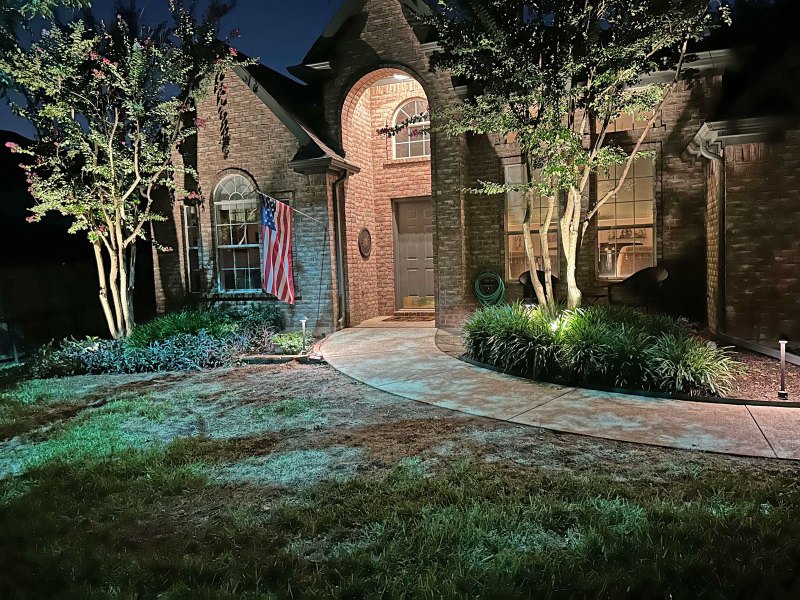 front door lighting Preston Hollow